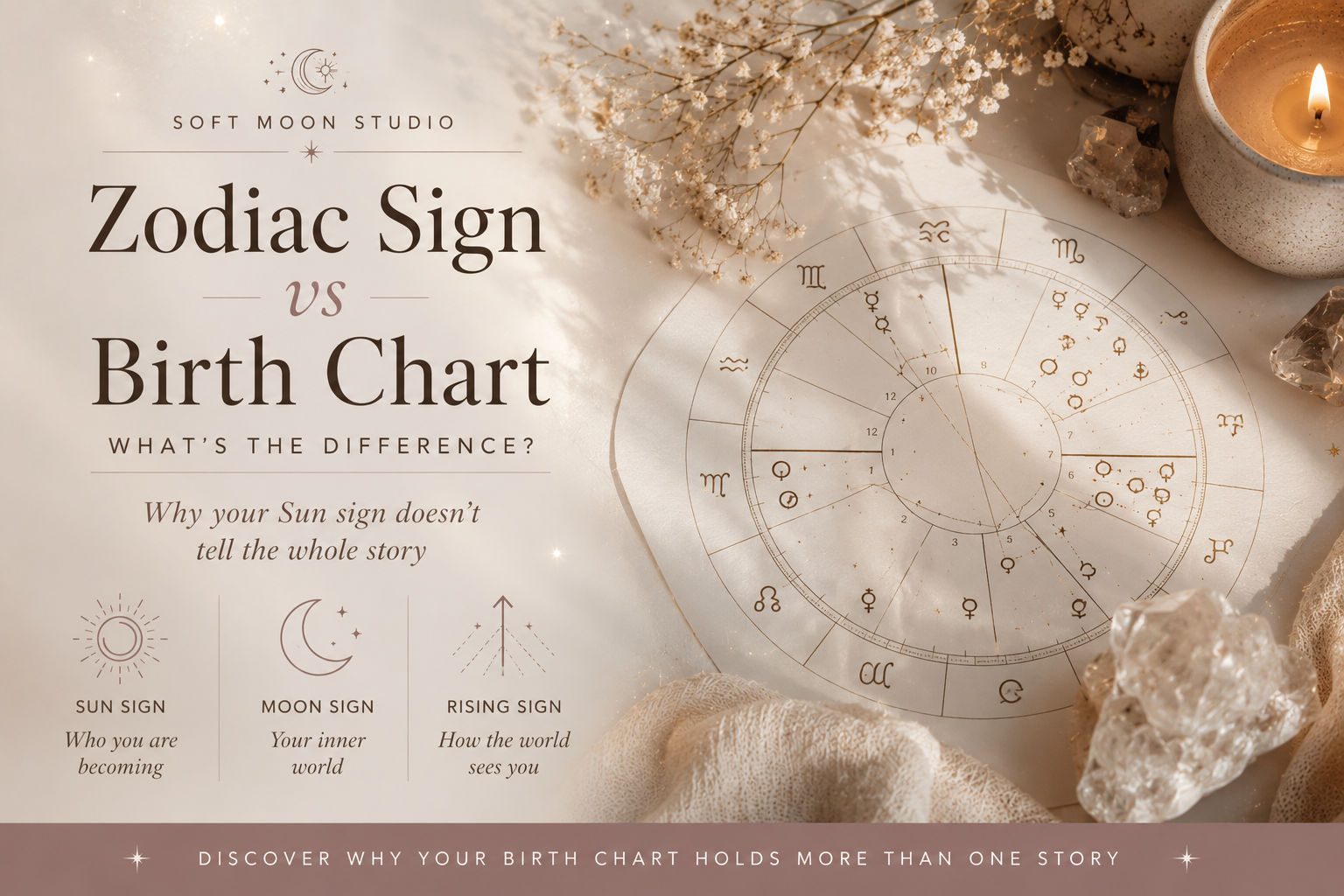 Zodiac Sign vs Birth Chart: What's the Difference?
